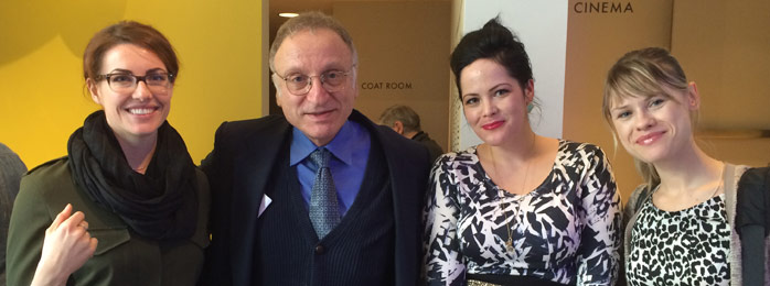 Graduate students with Professor Gary Saul Morson