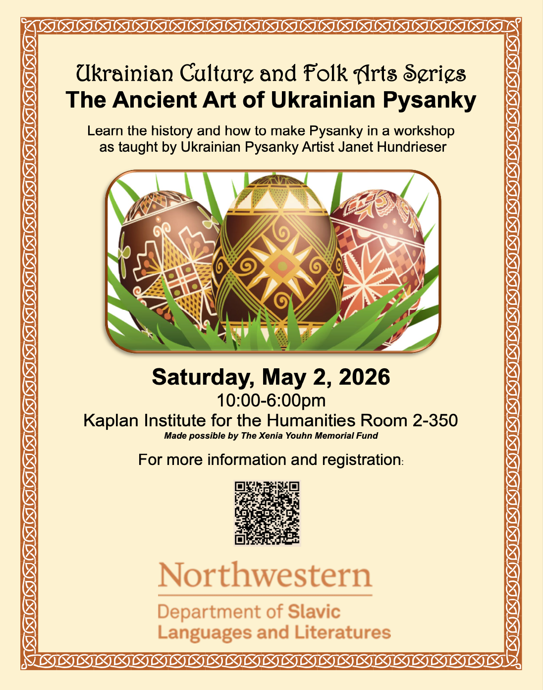 Pysanky flyer image